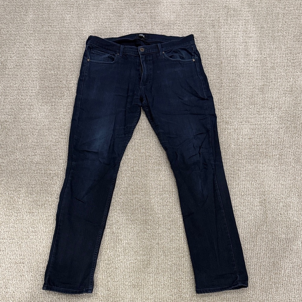 Men's Dark Blue Paige 33x34 Lennox Jeans